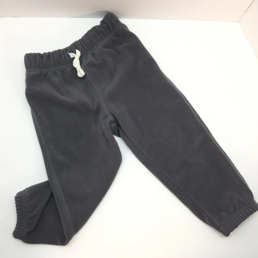 Carter's Soft Gray Sweatpants Toddlers Size 24M Pull-On Joggers Pants‎